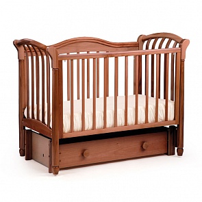 Кровать детская БИ 10.3 Азалия маятник продольный, светлый орех (Лель, LIEL_БИ 10.3_светлый орех)